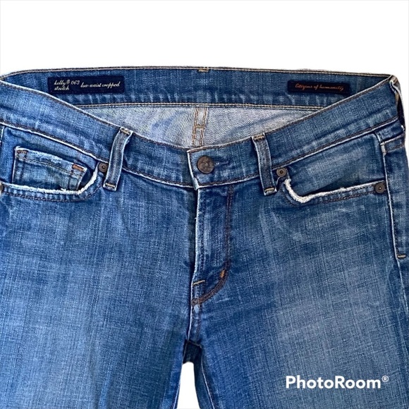 Citizens of Humanity Kelly 063 low waist crop jeans size 28 - Picture 6 of 12